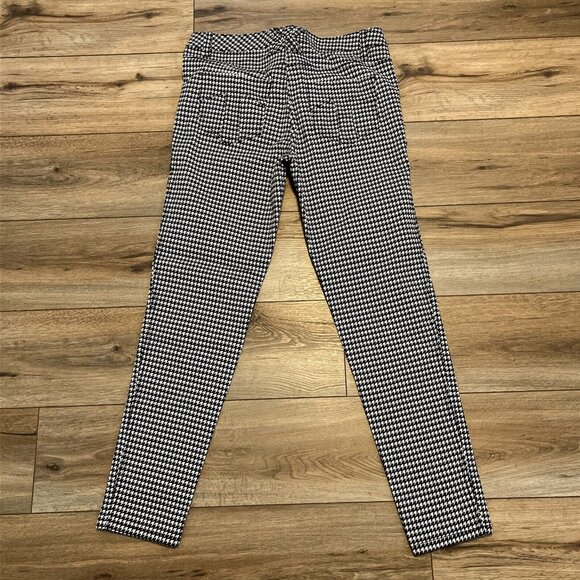 Women's Dang Goodman Tripp NYC Houndstooth Skinny Jeans SZ 11 Black Rocker Pants - Picture 12 of 14